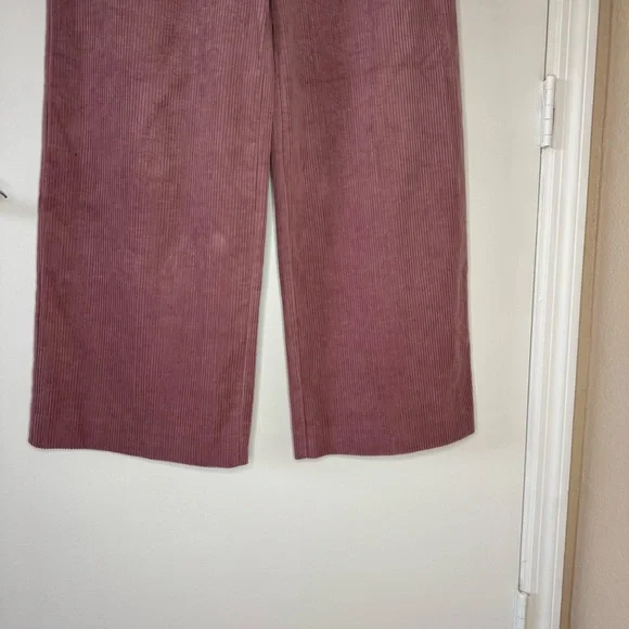 Boden Belgravia wide Leg Corduroy Pants In Blushing Rose Size 6 - Picture 9 of 16